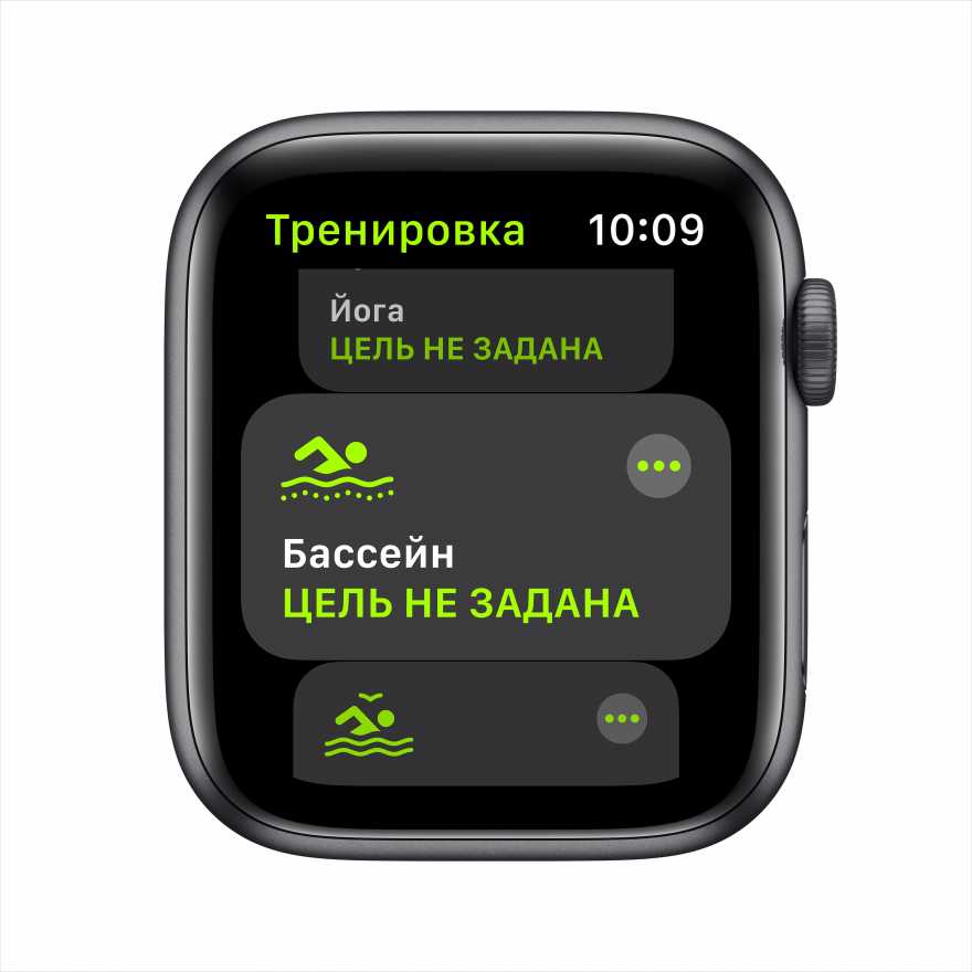 Apple Watch SE GPS 44mm Aluminum Case with Sport Band Серый космос/черный